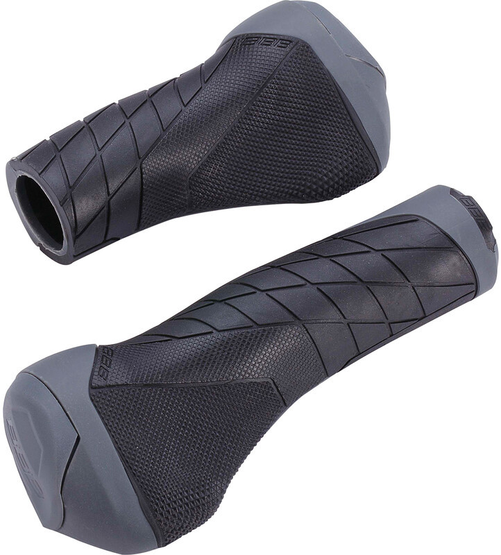 BBB ErgoStyle BHG-83 Grips, czarny/szary 92/133mm 2022 Chwyty ergonomiczne