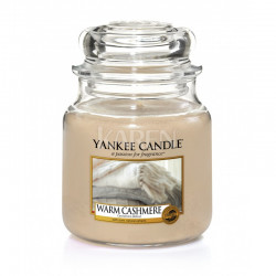 Yankee Candle słoik średni Warm Cashmere YSSWC