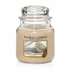 Yankee Candle słoik średni Warm Cashmere YSSWC