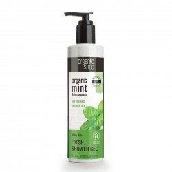 Organic Shop Shop naturalny odświeżający żel pod prysznic Mięta 280ml