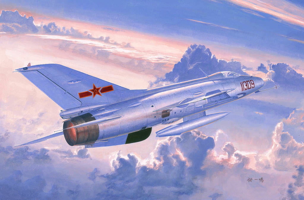 Trumpeter J-7B Fighter 02860