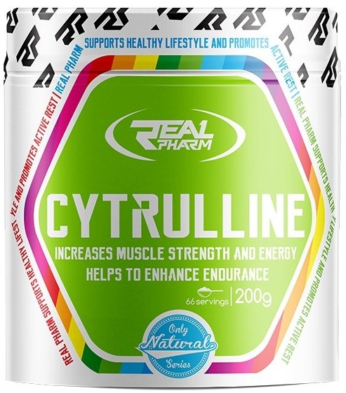 Real Pharm Booster, Citruline, 200 g, pomarańcza-cytryna