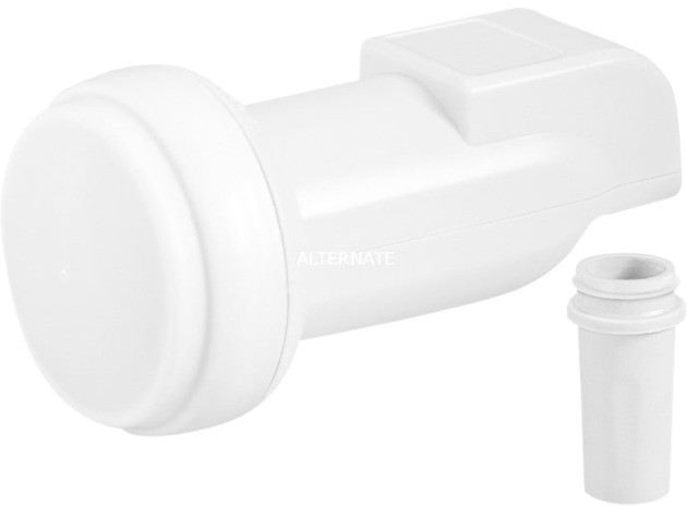 Goobay SAT Universal Single 0.1dB konwerter LNB 10,6 - 12,75 GHz Biały