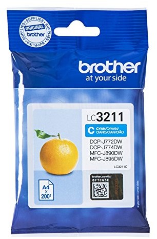 Brother Laserowy  LC-3211 °C DCP-j772/4dw, MFC-j890dw LC3211C