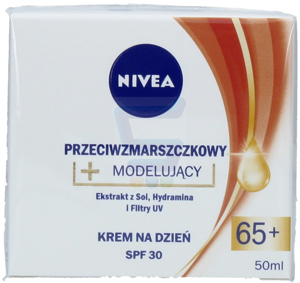 Nivea Modelujący przeciwzmarszczkowy krem do twarzy 65+ SPF30 na dzień 50 ml