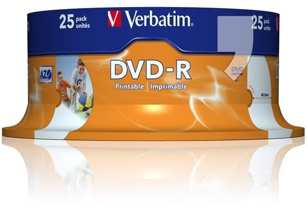 Verbatim Płyty DVD-R AZO, 4.7 GB, 16x, 25 szt.