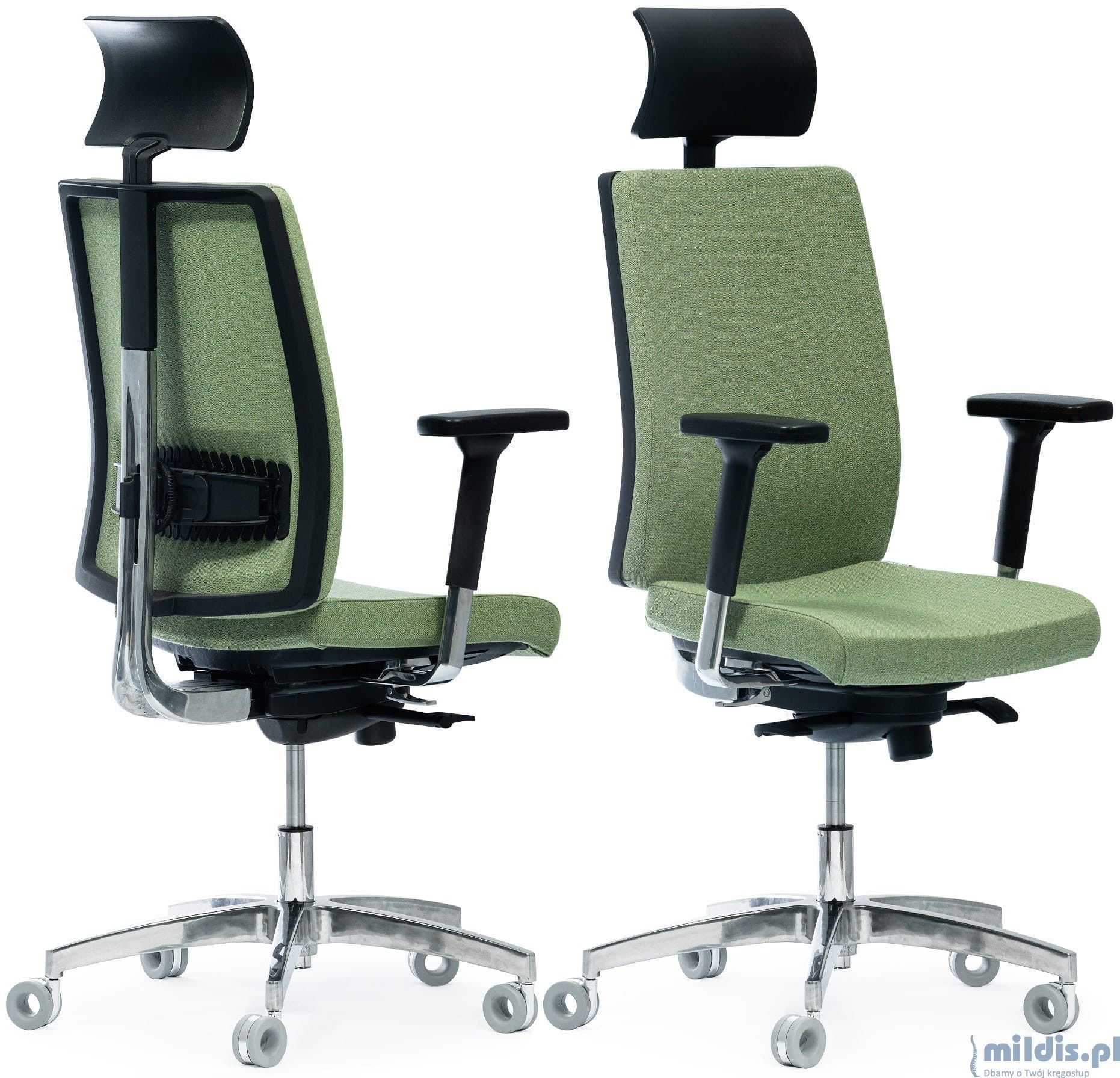 Bakun Elegancki fotel ergonomiczny Mirage