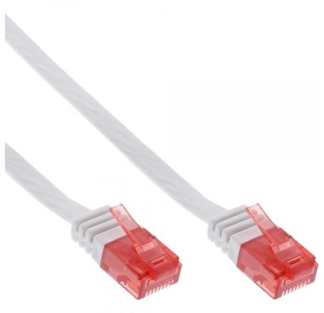 InLine 10m - kabel sieciowy U/UTP - 1000 Mbit - Cat.6 - RJ45 - biały 71600W