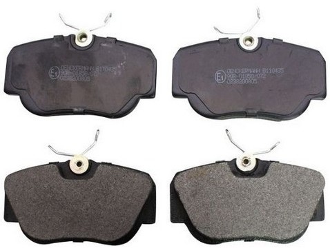 DENCKERMANN Zestaw klocków hamulcowych, hamulce tarczowe B110435