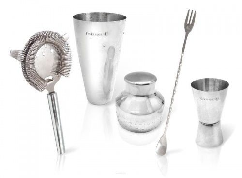 Vin bouquet Shaker, sitko, miarka, łyżka-widelec zestaw barmański Vin Bouquet FIK 001 SET FIK 001 SET