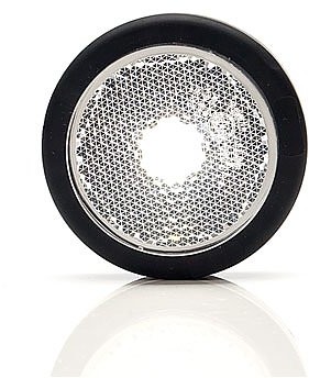 WAŚ Lampa LED obrysowa przednia biała okrągła (678) was678