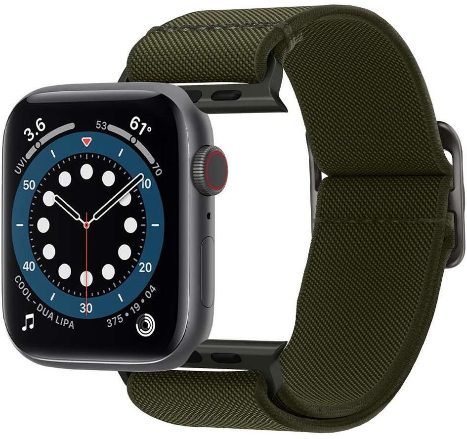 Spigen Pasek Fit Lite do Apple Watch 2/3/4/5/6/SE 42/44mm Khaki AMP02288