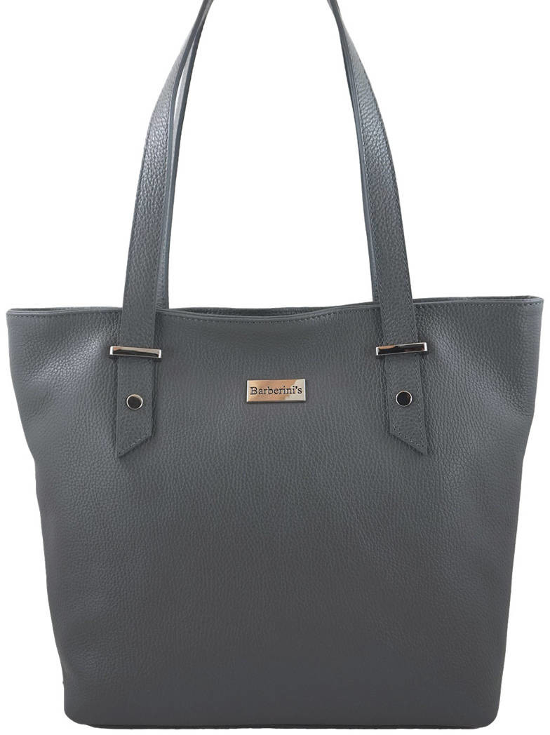 Barberini's Shopper bag - duże torebki miejskie - Szare ciemne 923-28