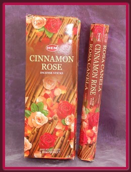 Hem CYNAMON z RÓŻĄ - Kadzidełka zapachowe 20 szt. 6-CINNAMON-ROZA