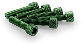 Puig 0544 V blister 6 śrub, M6, 25 mm, zielony 0544V