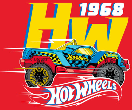 Magiczny ręcznik dziecięcy Hot Wheels 196, 30 x 30 cm