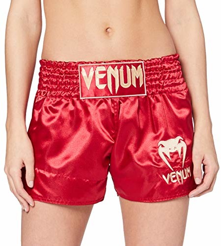 Venum Venum Klasyczne szorty unisex tajskie czerwony czerwony/żółty S VENUM-03813-532-S