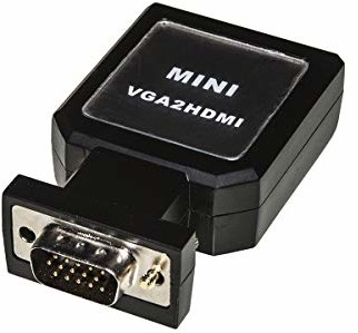 Unbekannt Adapter PC VGA + audio 3,5 mm stereo do TV lub HDMI Video