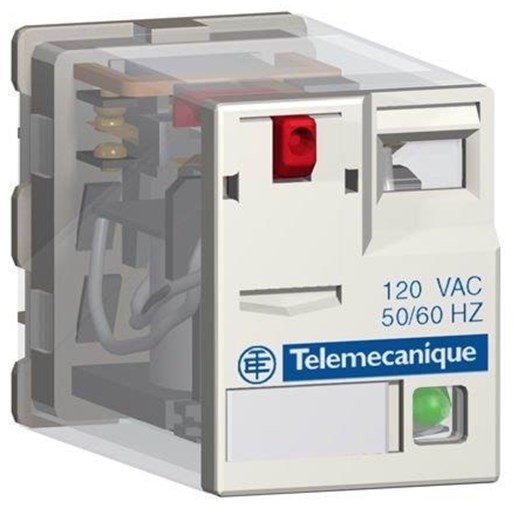 SCHNEIDER Power relay 2 co with led 24 v ac RPM22BD
