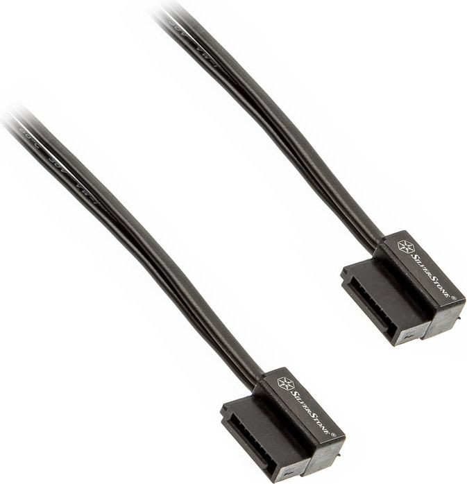Silverstone SST-CP11B - Kabel do dysku Super Low Profile - 30 cm - czarny SST-CP11B- (SST-CP11B-300)