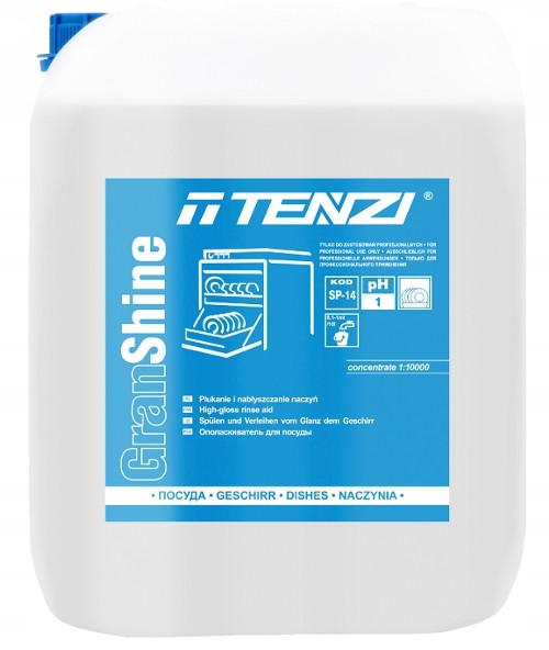 Tenzi Gran Shine SP14 Nabłyszczacz do zmywarek 10l