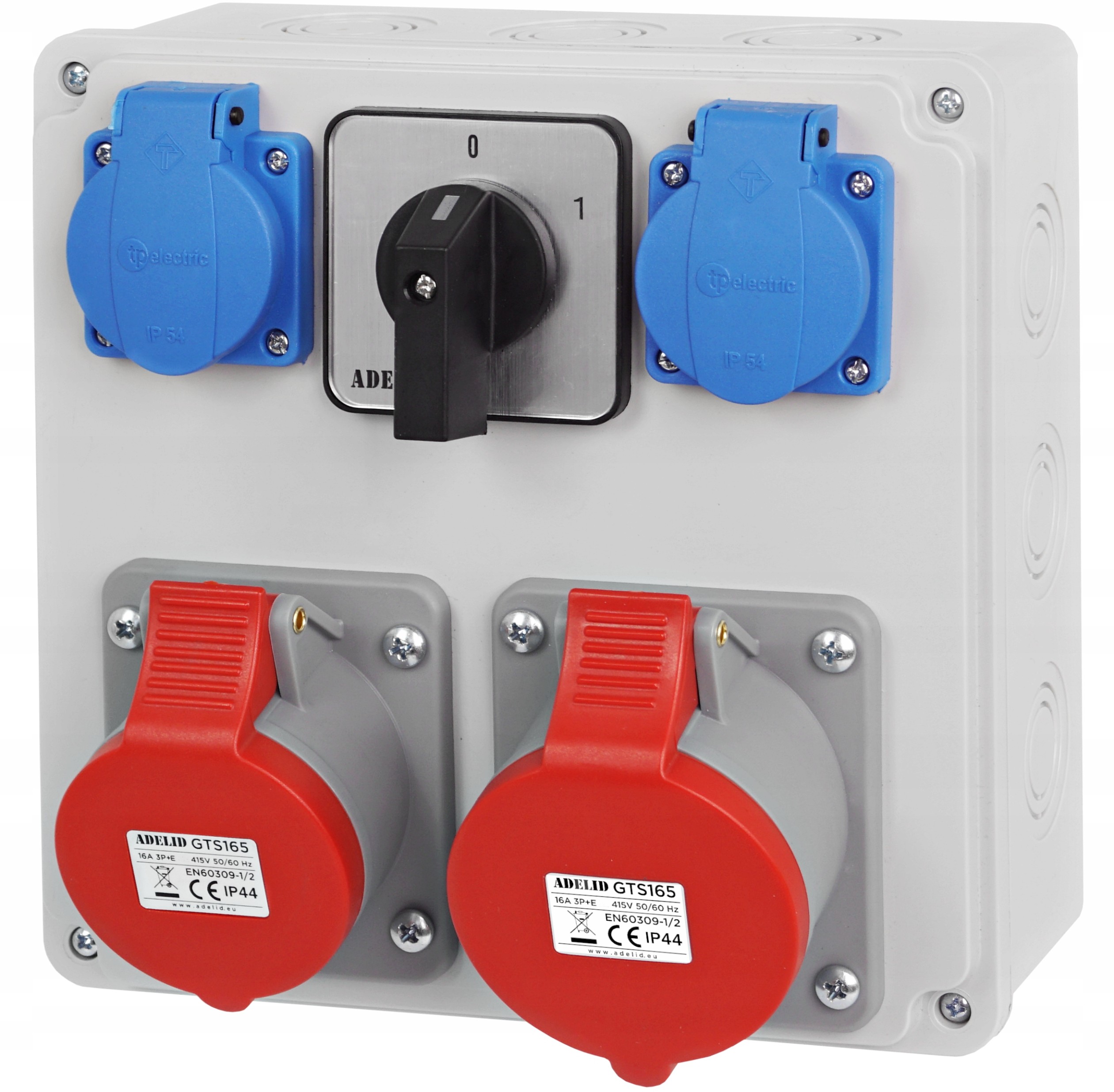 Rozdzielnica Budowlana 16/4 230 Z Wyłącznikiem 0-1