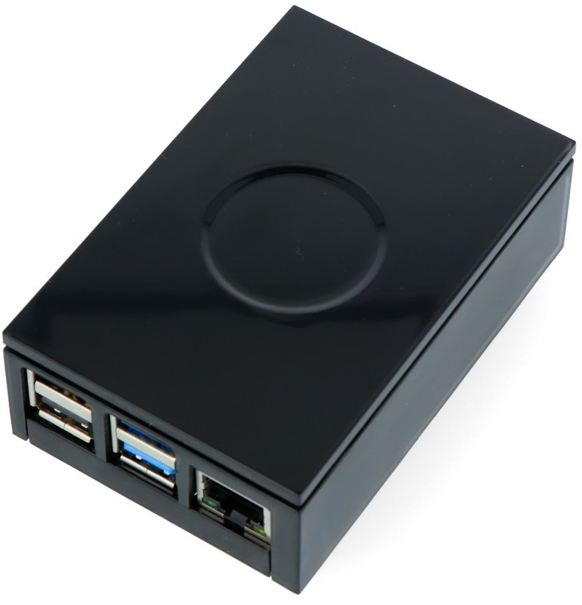 Raspberry PI Farnell Obudowa do model 4B - Multicomp Pro - czarna FAR-15189