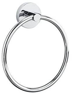 Croydex romsey pierścień na ręcznik, srebrny, 185 X 162 X 43 MM QM741541