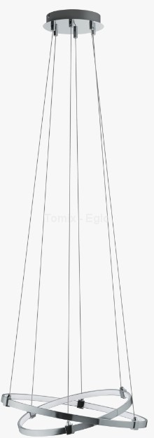 Eglo Lampa wisząca NEBREDA chrom 996639