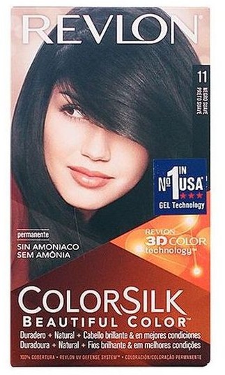 Revlon Farba bez Amoniaku Colorsilk Delikatna czerń