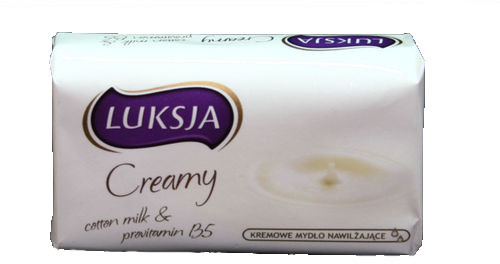 Cussons Mydło w kostce Luksja Creamy Cotton & Provitamin B5 100g