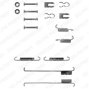 DELPHI Zestaw dodatków, szczęki hamulcowe LY1214