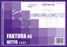 Emeko Tomecki I Płaczek S.k.a Druk Faktura FV netto A5 1+2