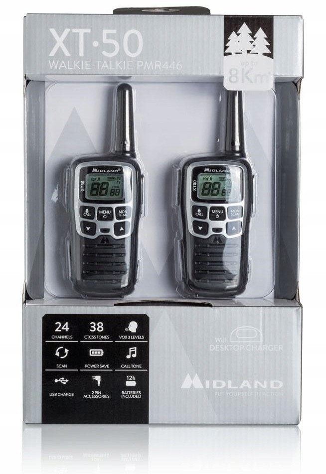 Midland Alan Krótkofalówki Pmr XT50 walkie takie