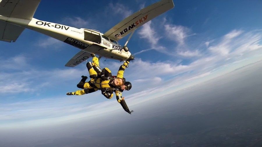 Skok ze spadochronem - Kraków SZSK2