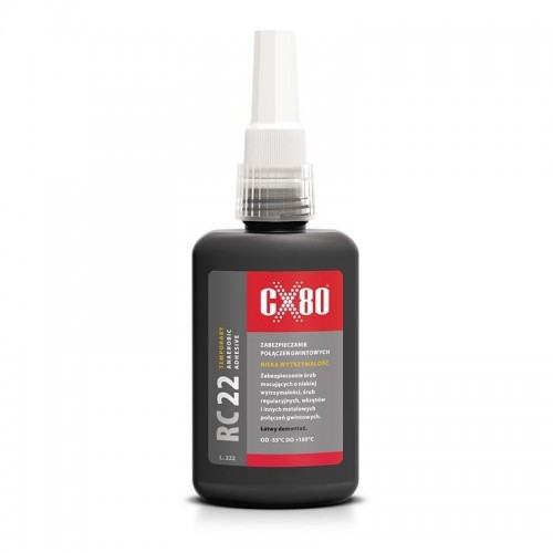 Tytan CX80 anaerobowy RC22 50ml niskowytrzymałe zabezpieczenie gwintów CX80 082
