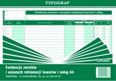Typograf Druk Ewidencja zwrotów i uznanych reklamacji towarów i usług