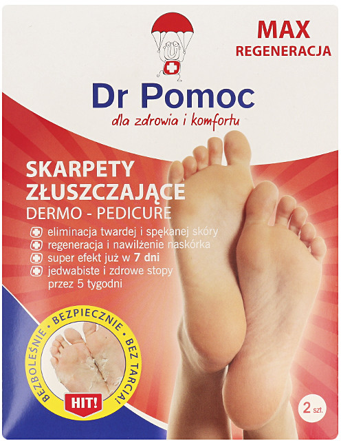 Estetica Dr Pomoc Dla Zdrowia I Komfortu Skarpety Złuszczające Dermo-Pedicure 2szt.
