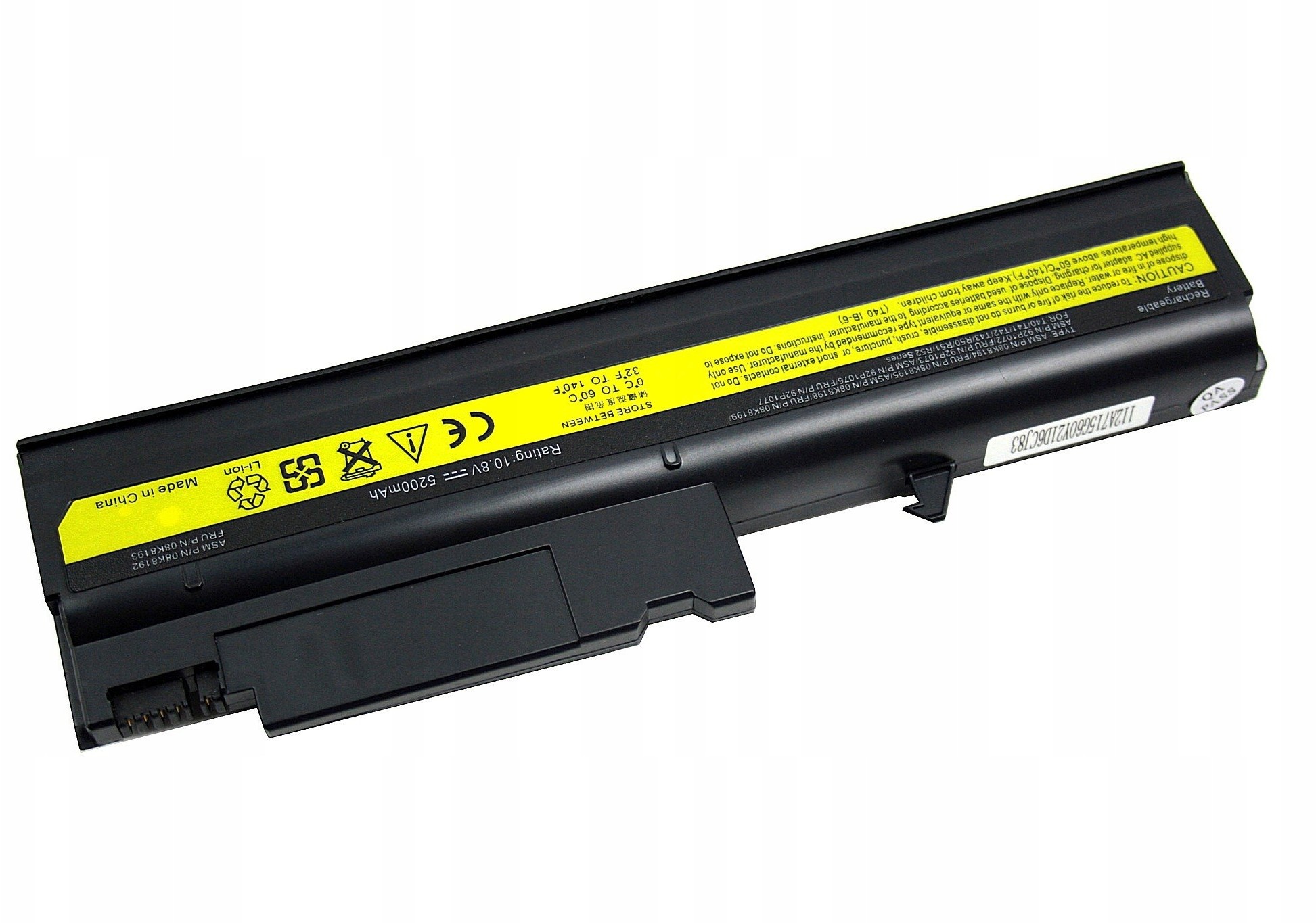 ibm Bateria Do Thinkpad T41,4400MAH 08K8194 1844