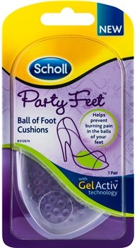 Scholl Party Feet Ultra Slim poduszeczki żelowe pod podbicie stopy