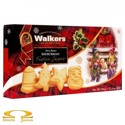 Walkers Ciastka Świąteczne Kształty 350g SLOD105