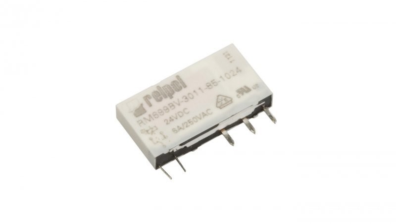 Relpol Przekaźnik miniaturowy 1P 6A 24V DC PCB AgSnO2 RM699BV-3011-85-1024 2613666 2613666