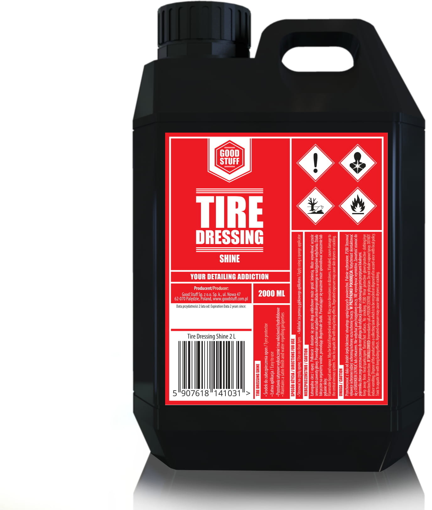 GOOD STUFF Tire Dressing SHINE - Dressing do opon efekt połysku (2L)