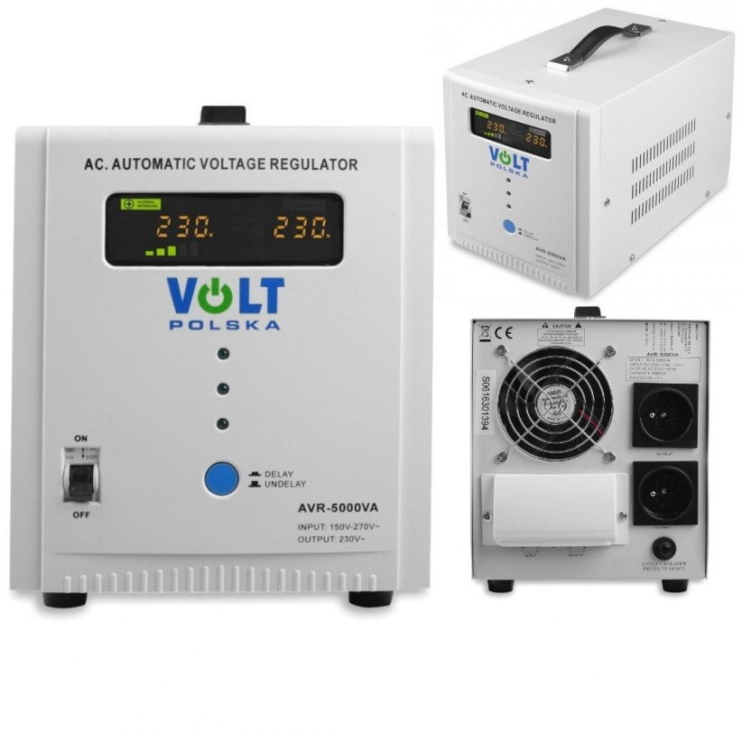 Stabilizator napięcia prądu avr 5000va volt pl