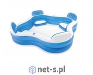 Intex Rodzinny basen ze strefą relaksu SWIM CENTER wymiar 229x229x66cm 56475NP