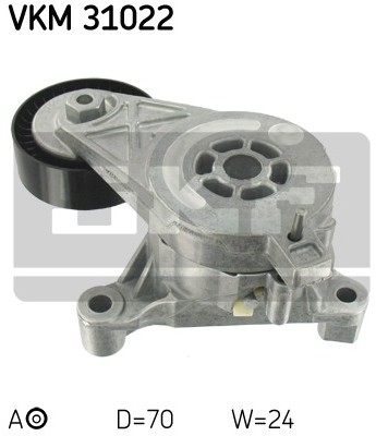 SKF Rolka napinacza, pasek klinowy wielorowkowy VKM 31022