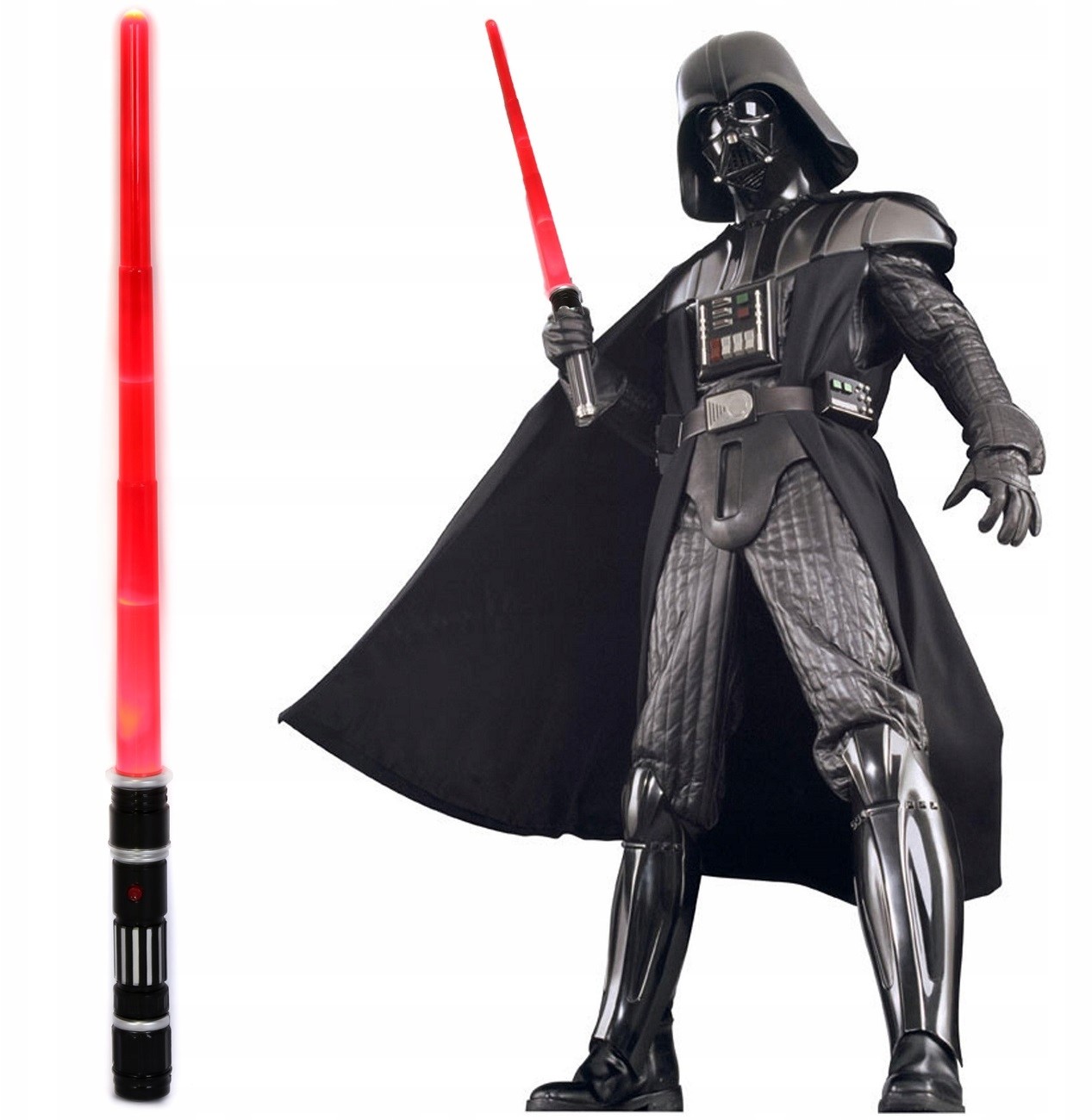 Czerwony Miecz Świetlny Dźwięk + Światło Star Wars