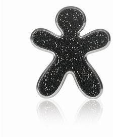 Zapach samochodowy Mr&Mrs FRAGRANCE NIKI Swarovski Black crystal/Silver finishing After midnight