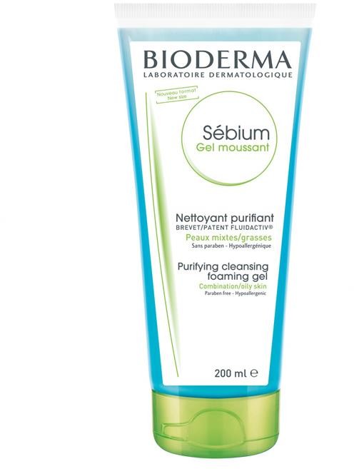 Bioderma Sebium moussant antybakteryjny żel do mycia twarzy 200ml Długi termin ważności! 7032062