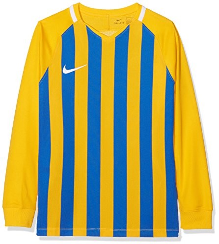 Nike dzieci Striped Division III Jersey LS trykot, żółty, XS 894103-740